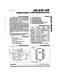 DataSheet MAX502A pdf